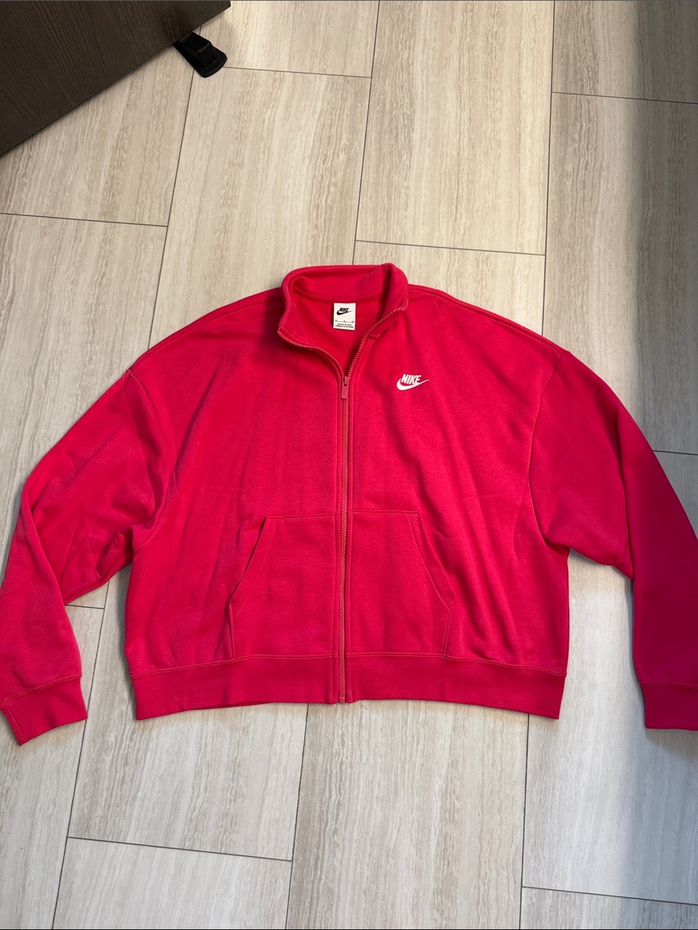 Nike Women’s Pink Zip-Up Jacket